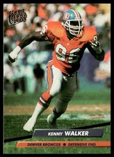 1992 Ultra Kenny Walker Denver Broncos #109
