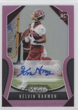 2019 Panini Prizm Rookies Pink Prizm Auto Kelvin Harmon #363 Auto n1u