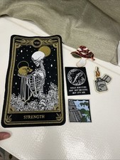 Tarot card Large Embroidered Patch "DEATH" divination.tarot deck  Misc Patches