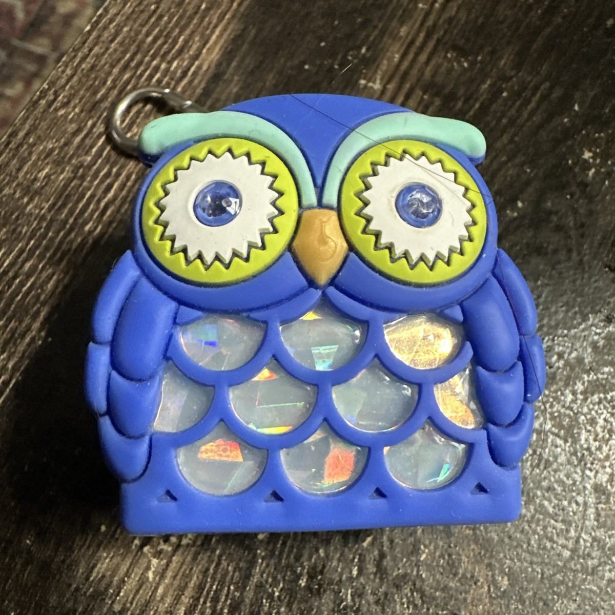Bath & Body Works PocketBac Hand Sanitizer Holder Blue Owl Lights