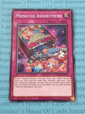 DAMA-DE077 Monster Sortiment Yu-Gi-Oh Karten 1. Auflage Neu