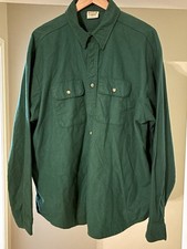 Vintage 90s Five Brothers Pine Green Men’s Chamois Cotton Flannel Shirt XXL