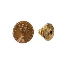 10K GF GOLD VTG. BELL PACIFIC TELEPHONE & TELEGRAPH Co SERVICE AWARD PIN 4 STARS