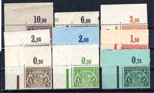 Bayern Service 16/24ER Curved Angle ** MNH MINT NEVER HINGED (DA6358)