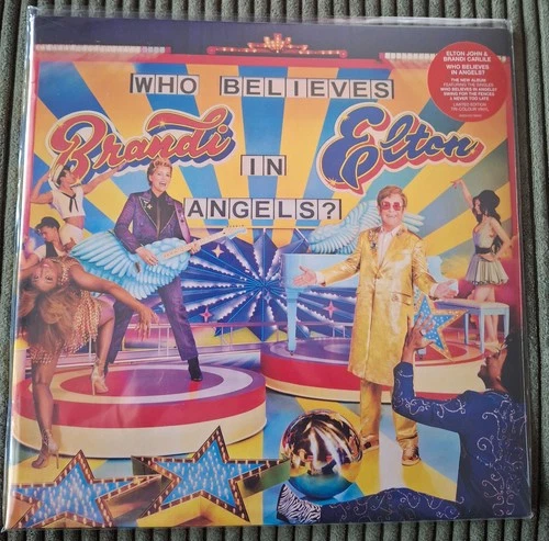 New Sealed Limited Edtion Elton John Brandi Carlise Who Believes in Angles LP