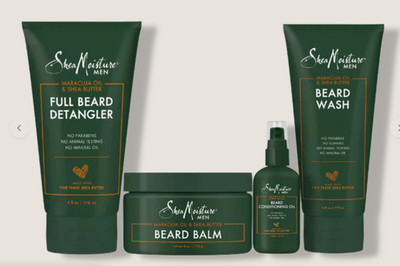 Shea Moisture Complete Bartstyling Set - Maracuja & Shea Öle x 4