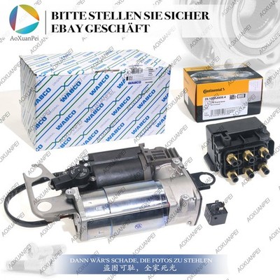 Kompressor Luftfederung + Ventil für Audi Q7 4L Bj. 2006-2015 3.0 TDI 4L0698007