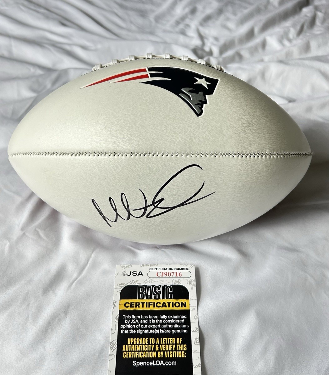 Mike Vrabel Signed New England Patriots White Panel Football