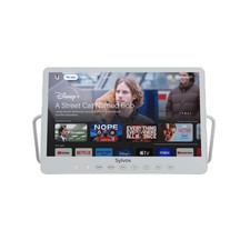 15,6Zoll 12V tragbarer TV wiederaufladbar wasserdichter Outdoor Fernseher