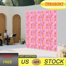 Wedding Party Venue Background Floral Decor Artificial Silk Flower Wall Panel US