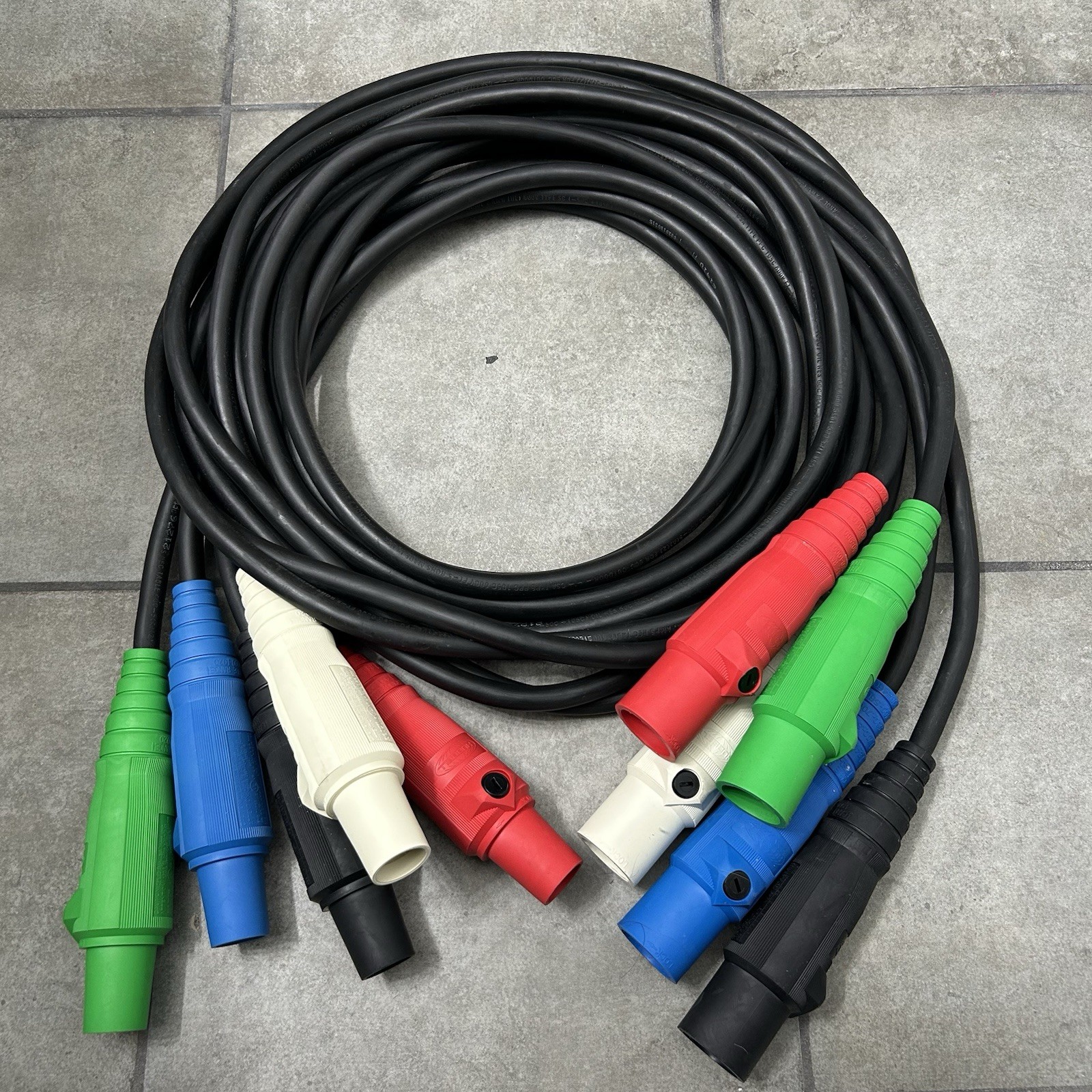 Power Feeder Adapter Cable Set Of 5 New