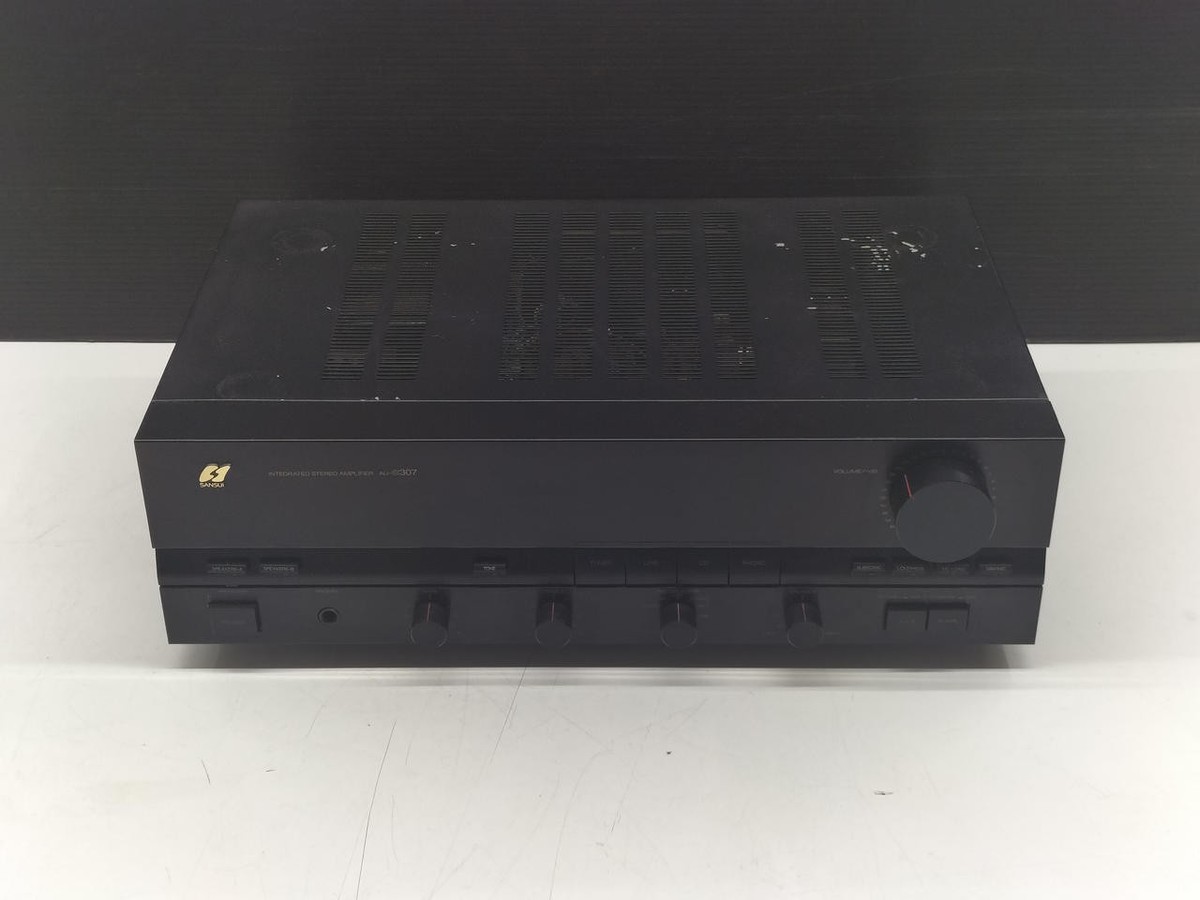 SANSUI AU-α307 Integrated Amplifier Alpha 307 Stereo Amp Tested