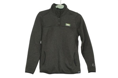 LL Bean Women's Sweater Fleece Pullover Casual Outdoor Athletic Black Small