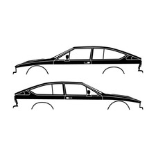 Set Of 2 Car Decal Stickers For Alfa Romeo Gtv6 Coupe Set Of 2 Car Decal Stickers For Alfa Romeo Gtv6 Coupe