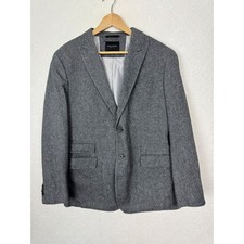 Banana Republic Modern Slim Fit Blazer Grey Italian Fabric Sport Coat Mens 42R