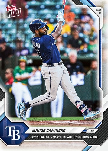 2026 Topps Now 546 Junior Caminero