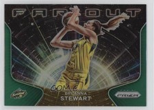 2021 Panini Prizm WNBA Far Out Green Prizm Breanna Stewart #7 0nr3