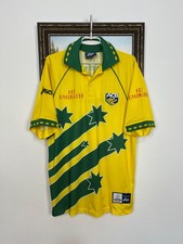 Vintage 90's ASICS Australia World Cup Cricket Shirt Jersey Mens Trikot Size M