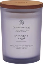 Chesapeake Bay Candle Medium Jar Scented Candle Serenity + Calm (Lavender Thyme)