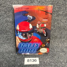 Rally Bike NES Nintendo Entertainment System Complete w/ Manual Box CIB VGC