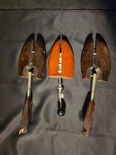 SET OF 3 VINTAGE Wooden Shoe Stretchers/Keepers/Trees - Unbranded Various Nice