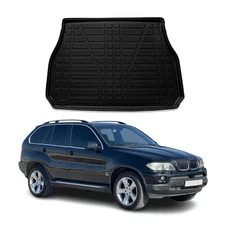 OMAC Cargo Mats Liner for BMW X5 E53 2000-2006 Black All-Weather TPE