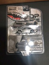 Pop Race 1:64 Nissan GTR V8 Drift Hakosuka 005 Silver Enigma Exclusive Edition