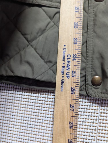 Polo RL & Co Diamond Quilted Flannel Lined Hunting Vest Green Mens Unisex Sz XS - Picture 6 of 9