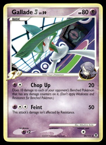 2009 Pokemon Platinum - Rising Rivals Gallade E4 #20 Light Play | eBay