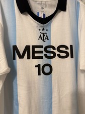 Messi Argentina #10 FIFA Soccer World Cup T Shirt Jersey New NWT Sealed XXL