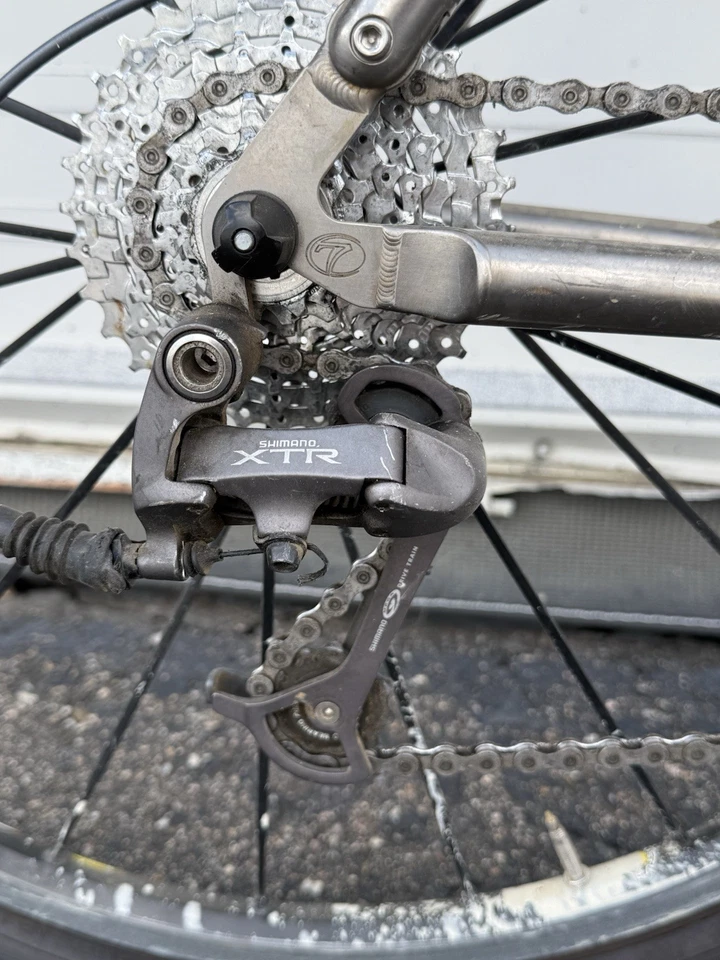 Bicicleta de montaña Seven Cycles Teres Titanium XTR Rock Shox horquilla SID Foto 3 de 4