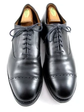 Allen Edmonds  "FIFTH AVENUE" Cap-Toe Oxfords 11.5 D Black DAINITE (633N)