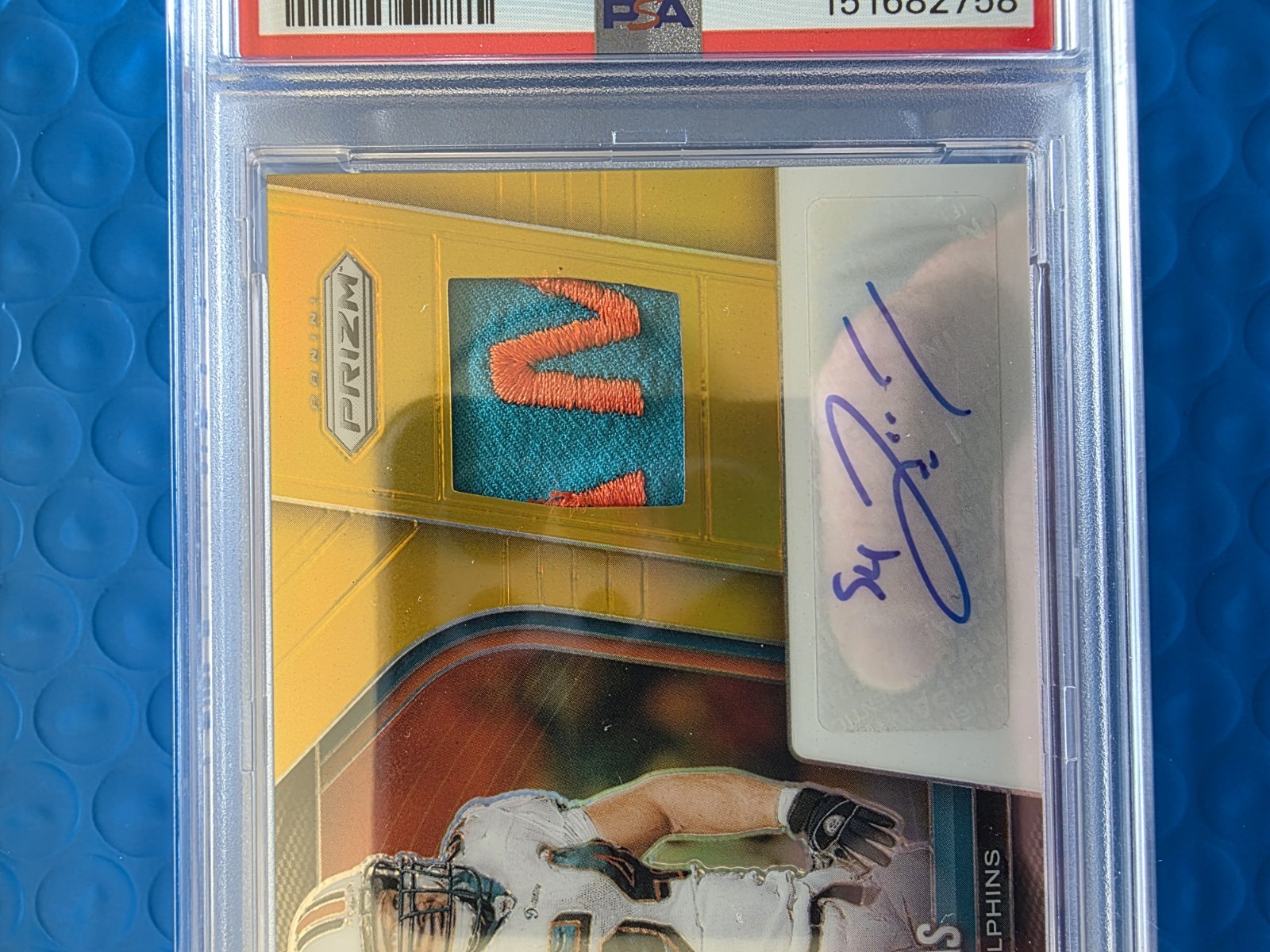 2025 Zach Thomas Prizm Gold Patch Auto /10 🔥🔥🔥🔥🔥 view 2