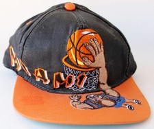 RARE AUTHENTIC VINTAGE 90's MIAMI HEAT HAT RETRO NBA SNAPBACK CAP NEW