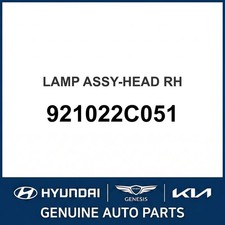 2001-2006 Hyundai Tiburon Lamp Assembly-head Oem New 921022c051