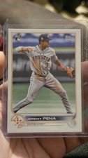 2022 Topps Update Series - Jeremy Pena #US253 Fielding in Grey Jersey (RC)