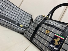 Ferrari handbag and second bag set Unused Unisex Ferrari rogo from japan