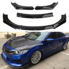 Front Bumper Lip Spoiler Splitter Body Gloss Black For Honda Civic 2006-2011 Front Bumper Lip Spoiler Splitter Body Gloss Black For Honda Civic 2006-2011