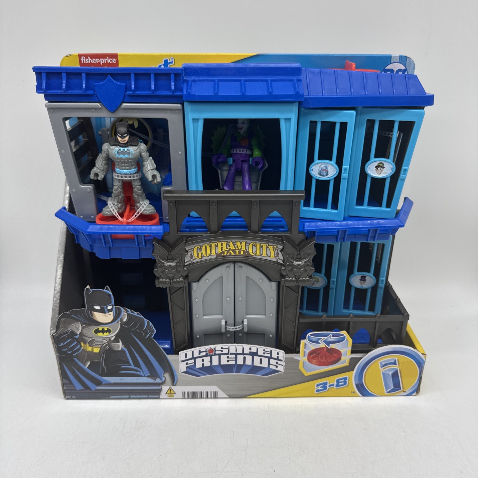 Fisher Price Imaginext Gotham City Jail Playset - Batman & The Joker New Xmas