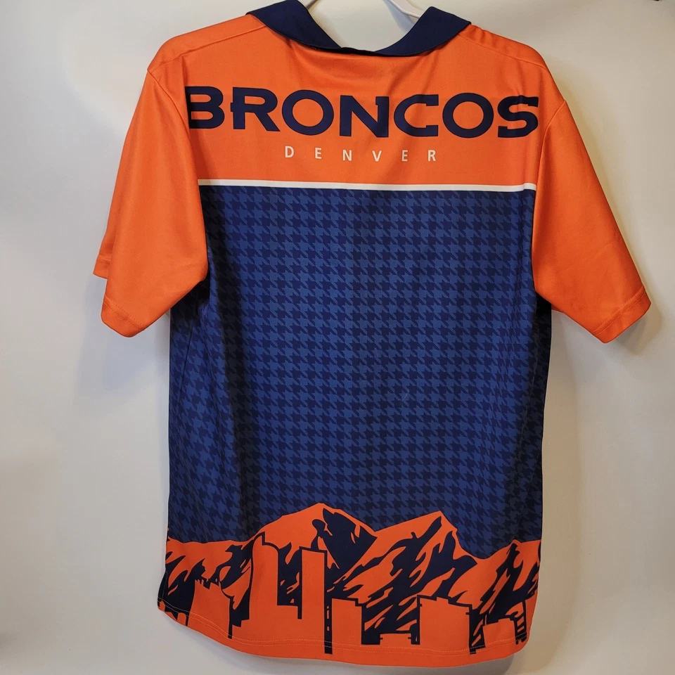Camiseta polo de manga corta de los Denver Broncos de la NFL Apparel para hombre talla grande Foto 2 de 4