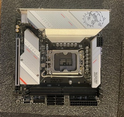 MSI MPG B760I Edge WiFi Gaming Motherboard (LGA 1700, Intel B76, Mini-ATX)