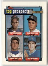 1992 TOPPS #676 PAT MAHOMES / SAM MILITELLO / ROGER SALKELD / TURK WENDELL RC