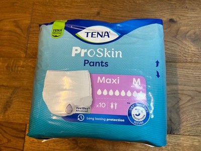 TENA ProSkin Pants Maxi Inkontinenz-Hosen M Saugstark - 10 Pants