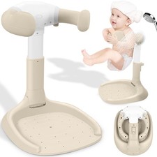 Baby Shower Stand, No-Assembly Baby Bath Stand with Enlarged Anti-Slip Base, ...
