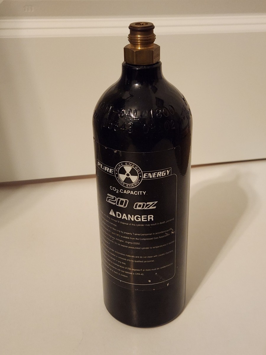 ★Personal　Energy　Imprinter　PEI-201 Pure Energy 20oz CO2 Capacity Tank Paintball Empty Tank Refillable