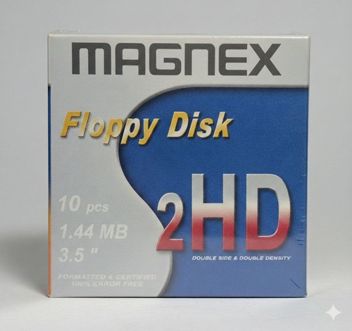 FLOPPY DISK MAGNEX 1,44MB NUOVI FORMATTATI - Afbeelding 1 van 3