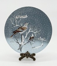 NIB 1971 Haviland & Co. 12 Days Of Christmas Two Turtle Doves Number 2 Plate