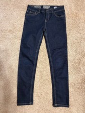 Lucky Brand Zoe Skinny Dark Wash Girls Size 12 Adjustable Waist