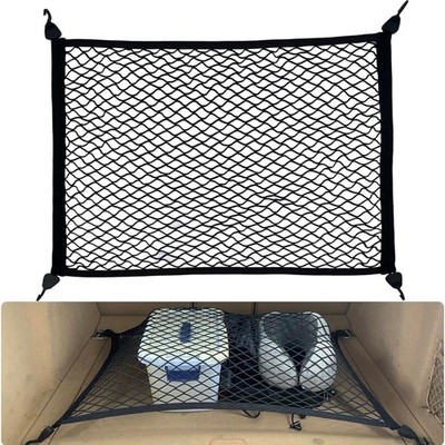 Gepäcknetz Auto Kofferraumnetz Wohnmobil Erweiterbar schwarz 80x60cm