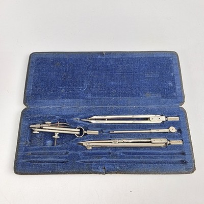 Vintage Staedtler Mars Kompass Set Geometrie Zeicheninstrumente Ersatzteile Reparatur